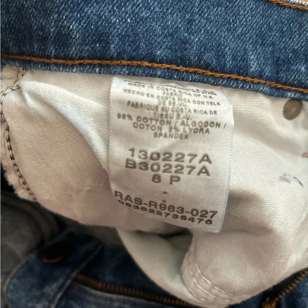 Vintage Lee 8 Petite Denim Straight Leg Jeans - Picture 4 of 4